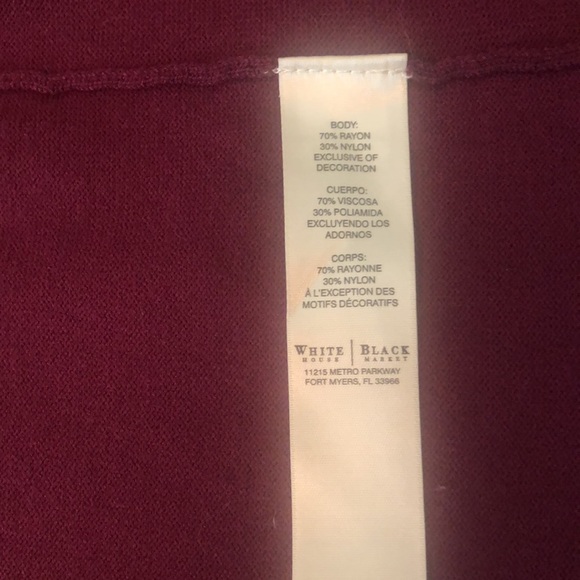 White House|Black Market Plum-Colored Top - Picture 11 of 12